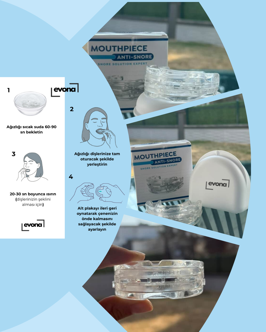 Ayarlanabilir Anti-Horlama Ağızlığı