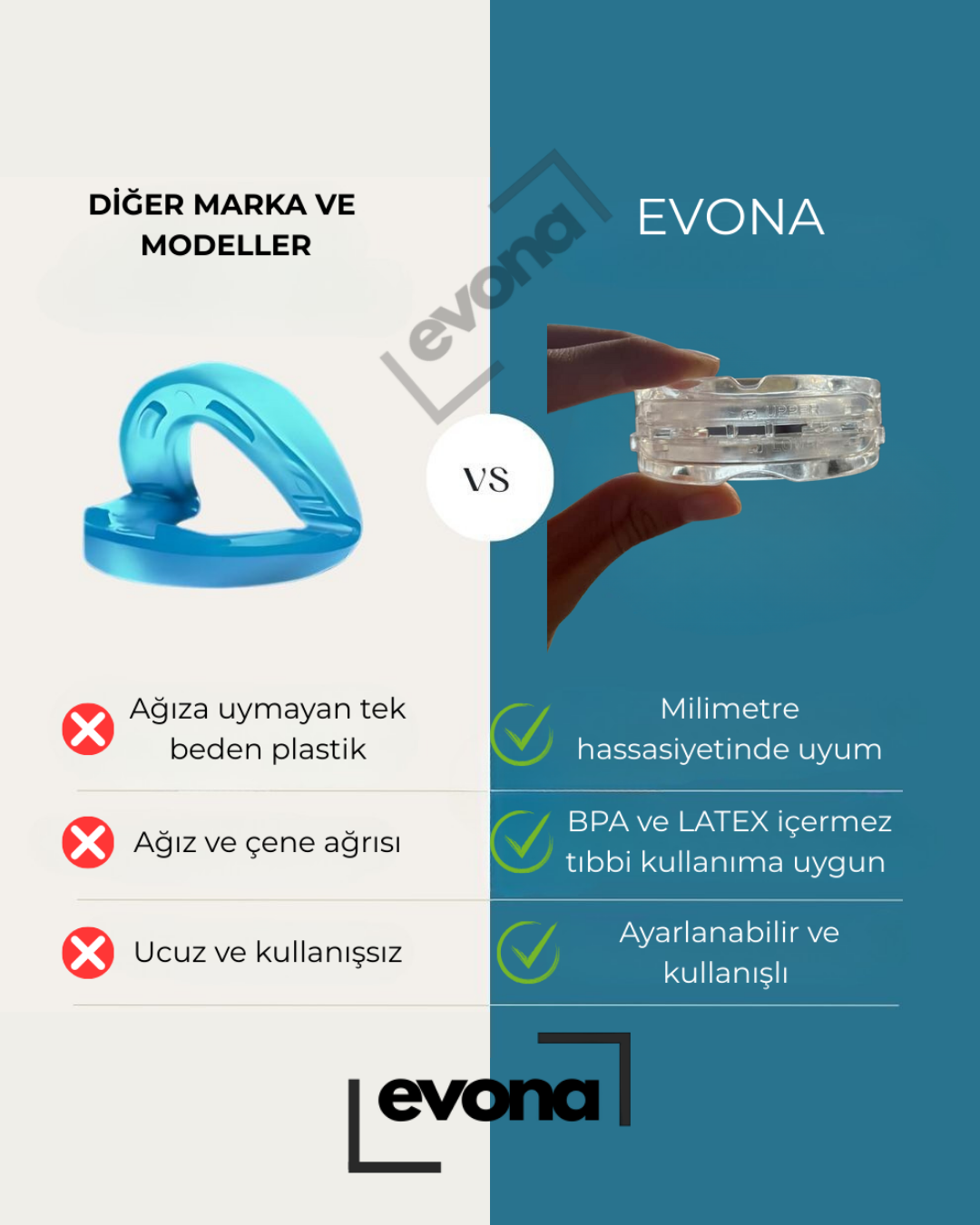 Ayarlanabilir Anti-Horlama Ağızlığı