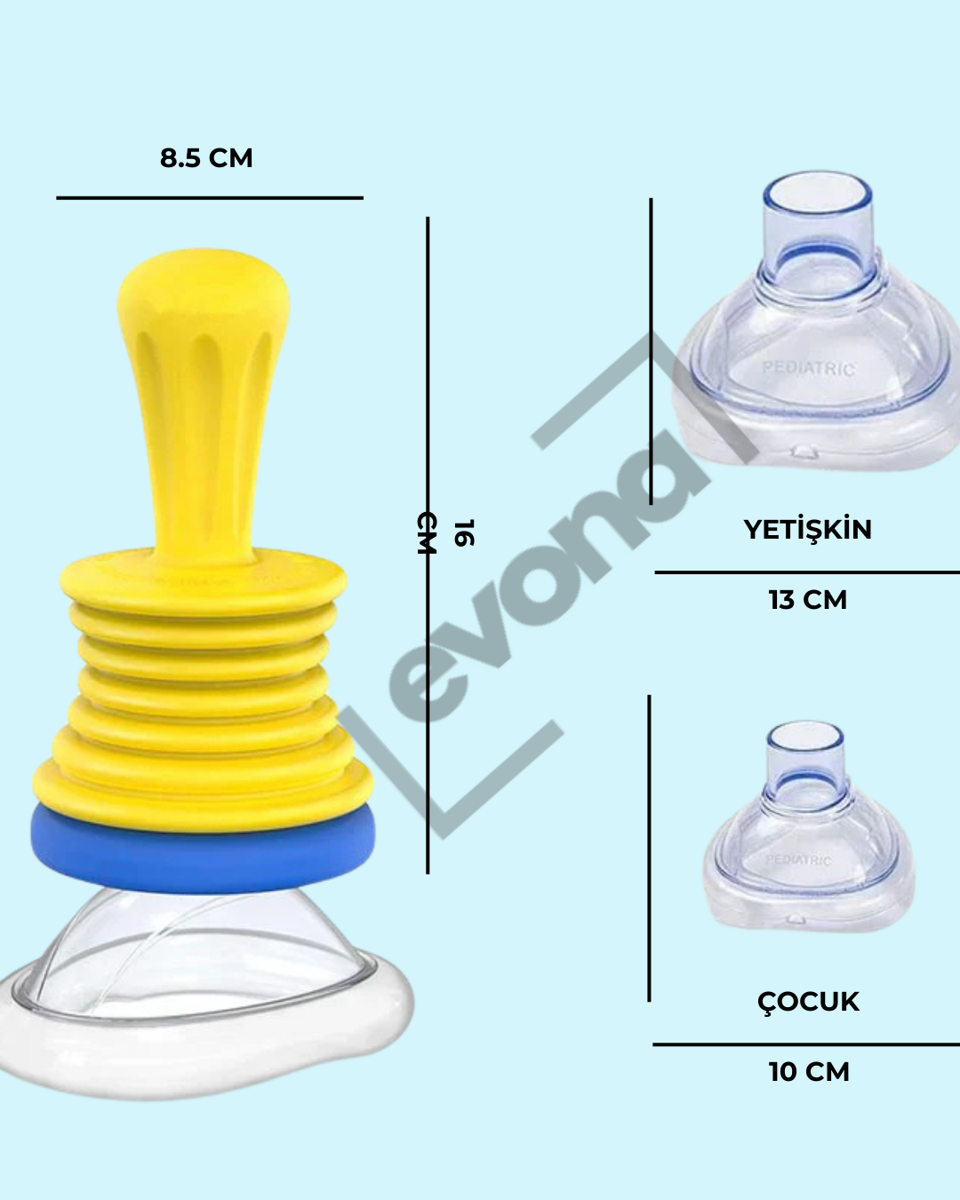 Bebek/Çocuk / Yetişkin Boğulma Acil Müdahale Cihazı