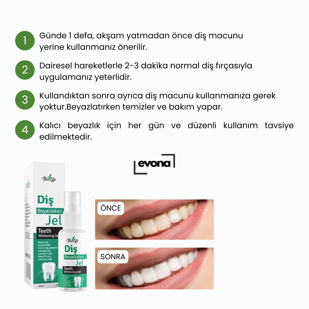 Diş Beyazlatıcı Jel